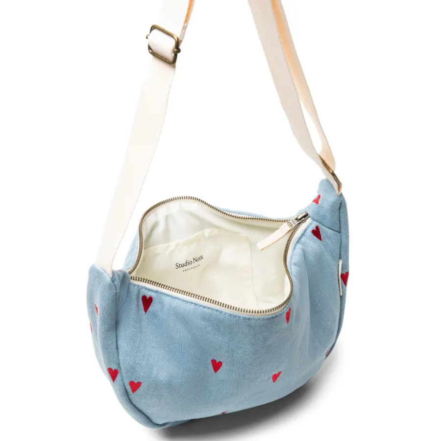 Studio Noos Tasche Fanny Pack Denim Hearts Adult Fashion