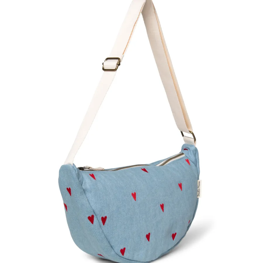 Studio Noos Tasche Fanny Pack Denim Hearts Adult Fashion