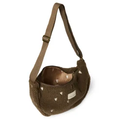 Studio Noos Tasche Fanny Pack Brown Teddy Hearts Adult Clearance