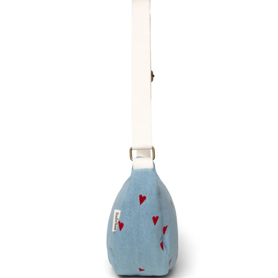 Studio Noos Tasche Fanny Pack Denim Hearts Adult Fashion