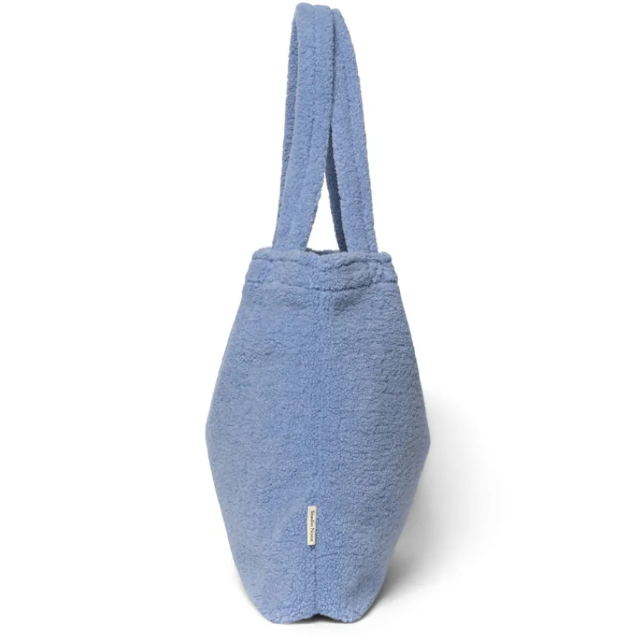Studio Noos Tasche Light Blue teddy mom-bag Clearance