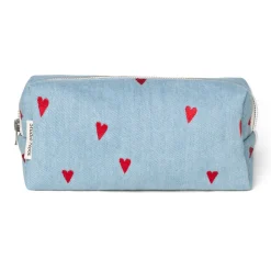 Studio Noos Täschchen Denim Hearts Hot