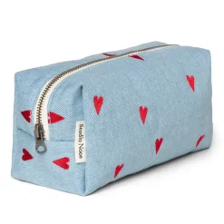 Studio Noos Täschchen Denim Hearts Hot