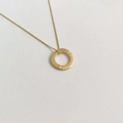 Susi Cala Kette mit Anhänger Hoop 'S' Sterlingsilber vergoldet Sale