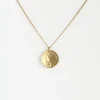 Susi Cala Kette mit Anhänger Moon Sterlingsilber vergoldet Fashion