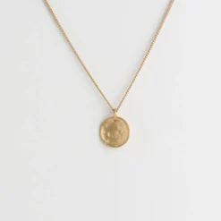 Susi Cala Kette mit Anhänger Moon 'S' Sterlingsilber vergoldet Best