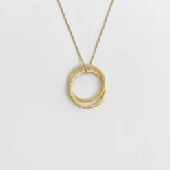 Susi Cala Kette mit Anhänger Twin 'M' Sterlingsilber vergoldet New