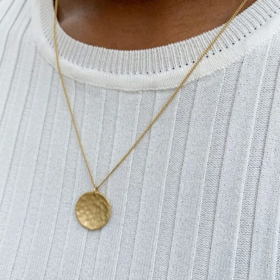 Susi Cala Kette mit Anhänger Moon Sterlingsilber vergoldet Fashion