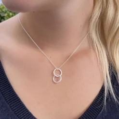 Susi Cala Kette mit Anhänger Twin 'S' Sterlingsilber Clearance