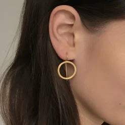 Susi Cala Ohrringe Aretes 'Hippies' Sterlingsilber vergoldet Best