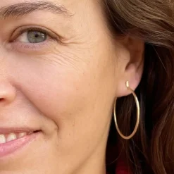 Susi Cala Ohrringe Mir 'L' Sterlingsilber vergoldet Clearance