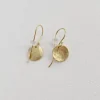 Susi Cala Ohrringe Moon 'S Hippies' Sterlingsilber vergoldet Fashion