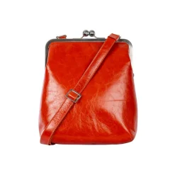 VOLKER LANG Ledertasche Lola Mandarine Sale