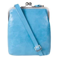 VOLKER LANG Ledertasche Lola Azurro Clearance