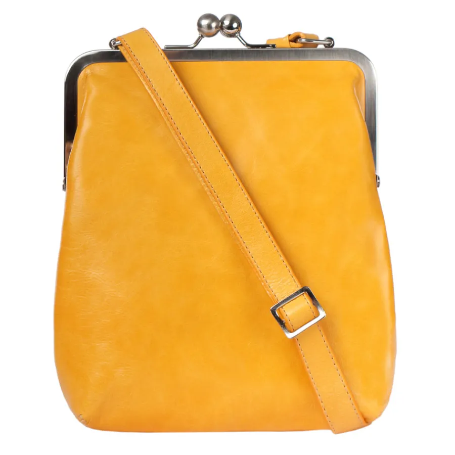 VOLKER LANG Ledertasche Lola Salsa Clearance