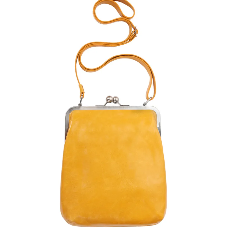 VOLKER LANG Ledertasche Lola Salsa Clearance