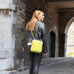 VOLKER LANG Ledertasche Lola Jade Discount