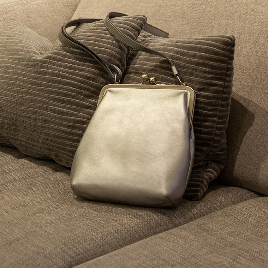 VOLKER LANG Ledertasche Lola Salsa Clearance